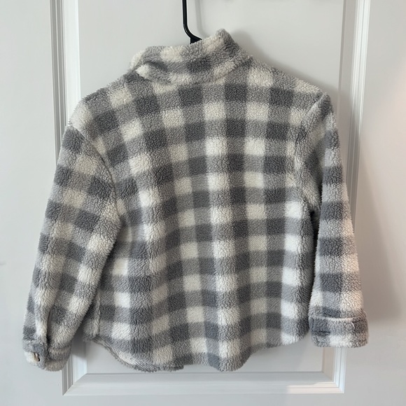 Art Class Plaid Shacket - Girls S 6/6X - Picture 5 of 5